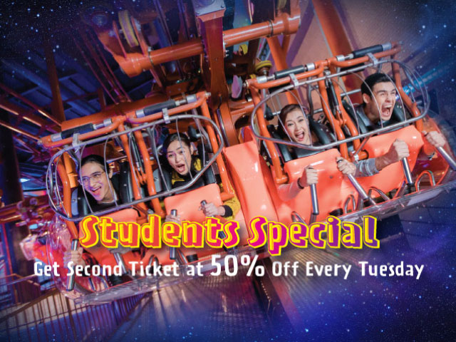 Students Tuesday Special: Dapatkan Tiket Kedua dengan Diskaun 50% di Skytropolis