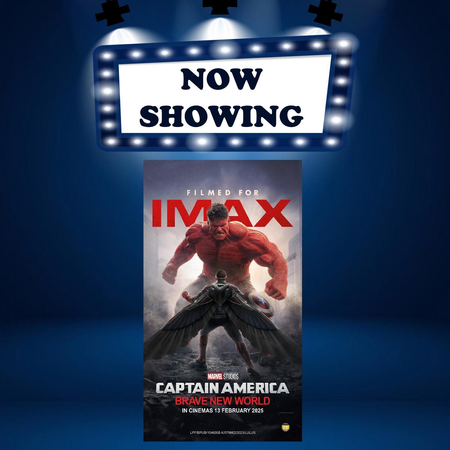 CAPTAIN AMERICA: BRAVE NEW WORLD 美国队长4 (13) (ENG英语) (IMAX)