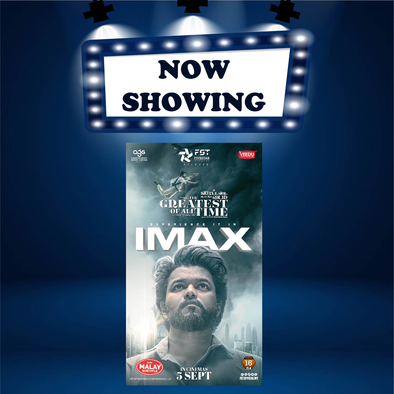 GREATEST OF ALL TIME (16) (TAMIL) (IMAX)