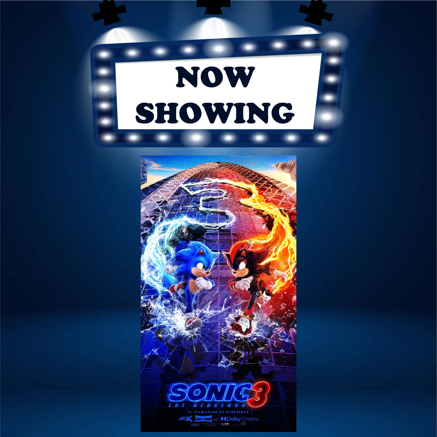 SONIC THE HEDGEHOG 3 刺猬索尼克3 (P12) (ENG英语)