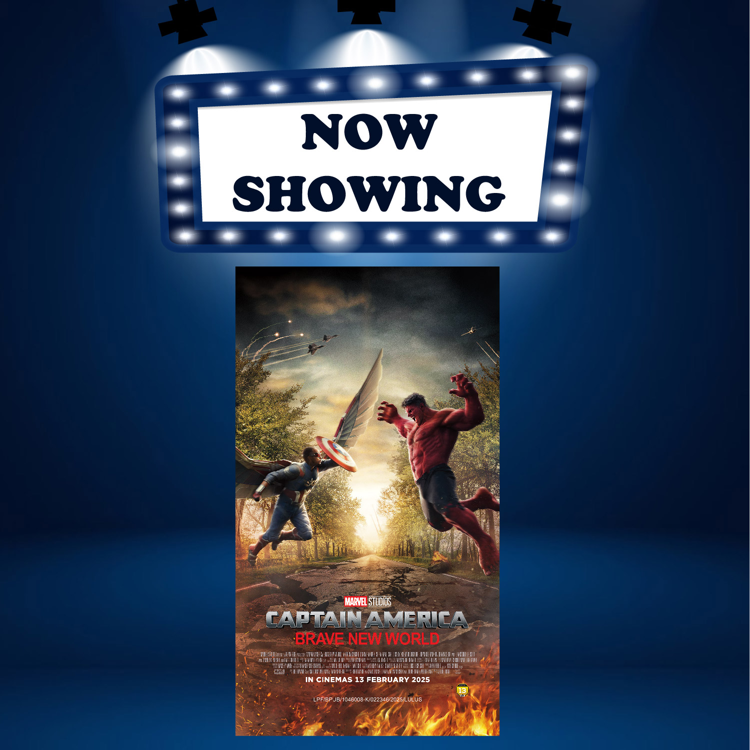 CAPTAIN AMERICA: BRAVE NEW WORLD 美国队长4 (13) (ENG英语) (DBOX)