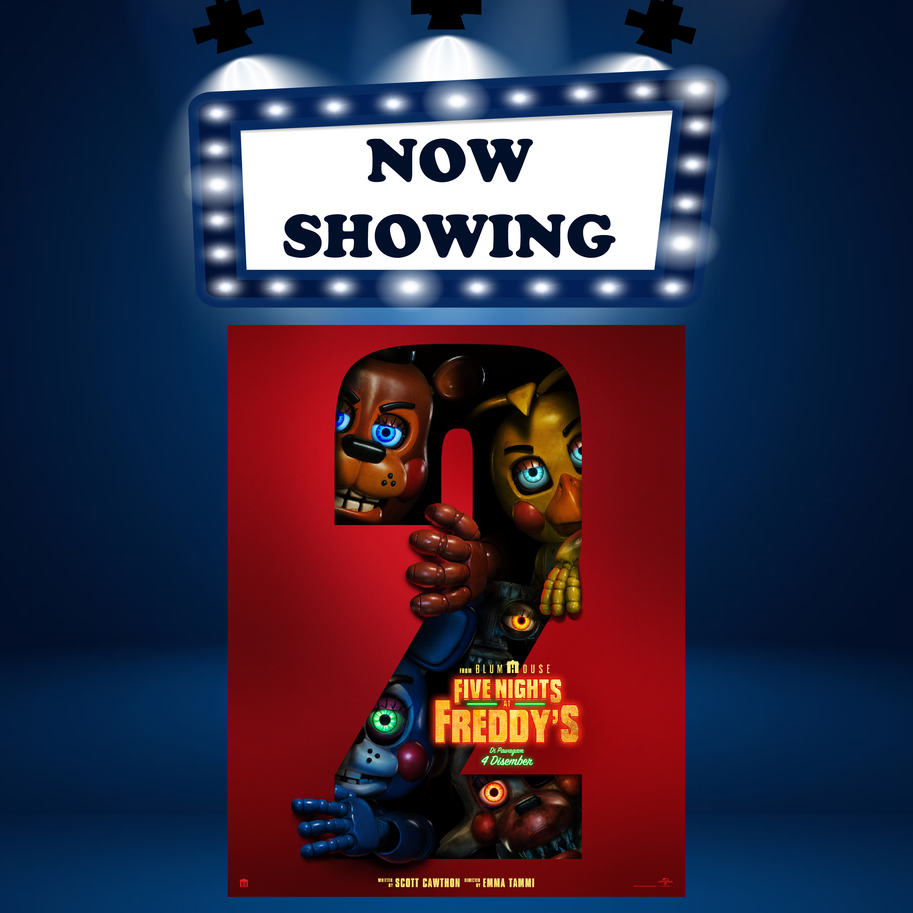 FIVE NIGHT AT FREDDY'S 2《玩具熊的五夜惊魂2》(16) (ENG 英语) (Horror 恐怖)