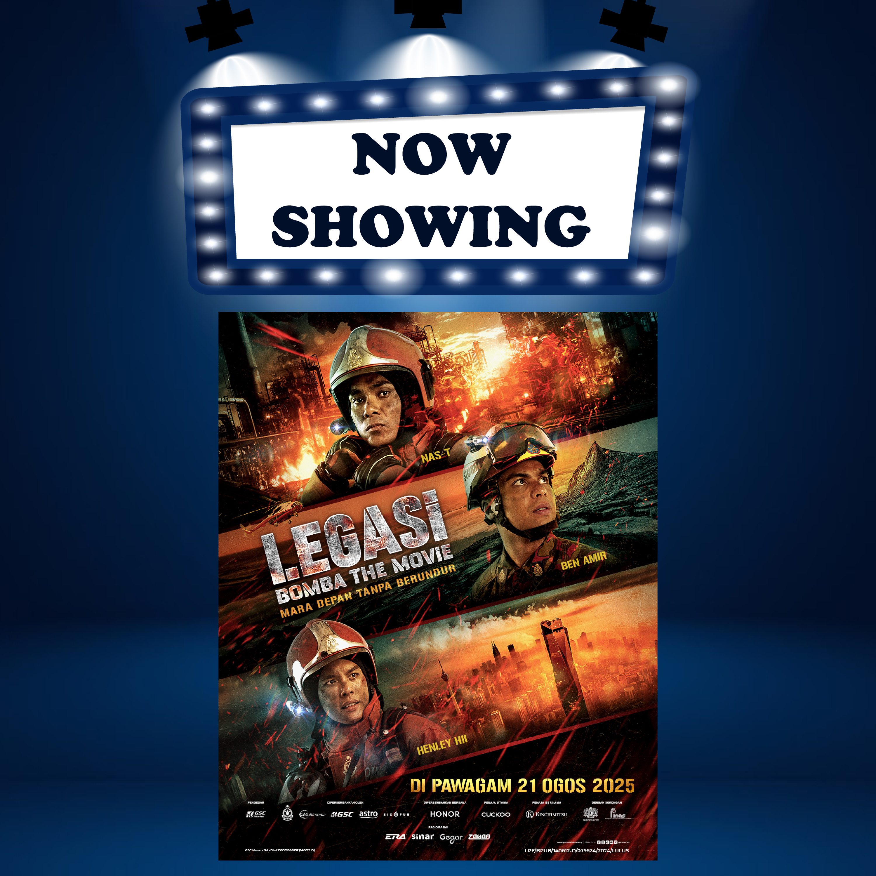 LEGASI: BOMBA THE MOVIE (P12) (BM 马来语) (Action 动作)