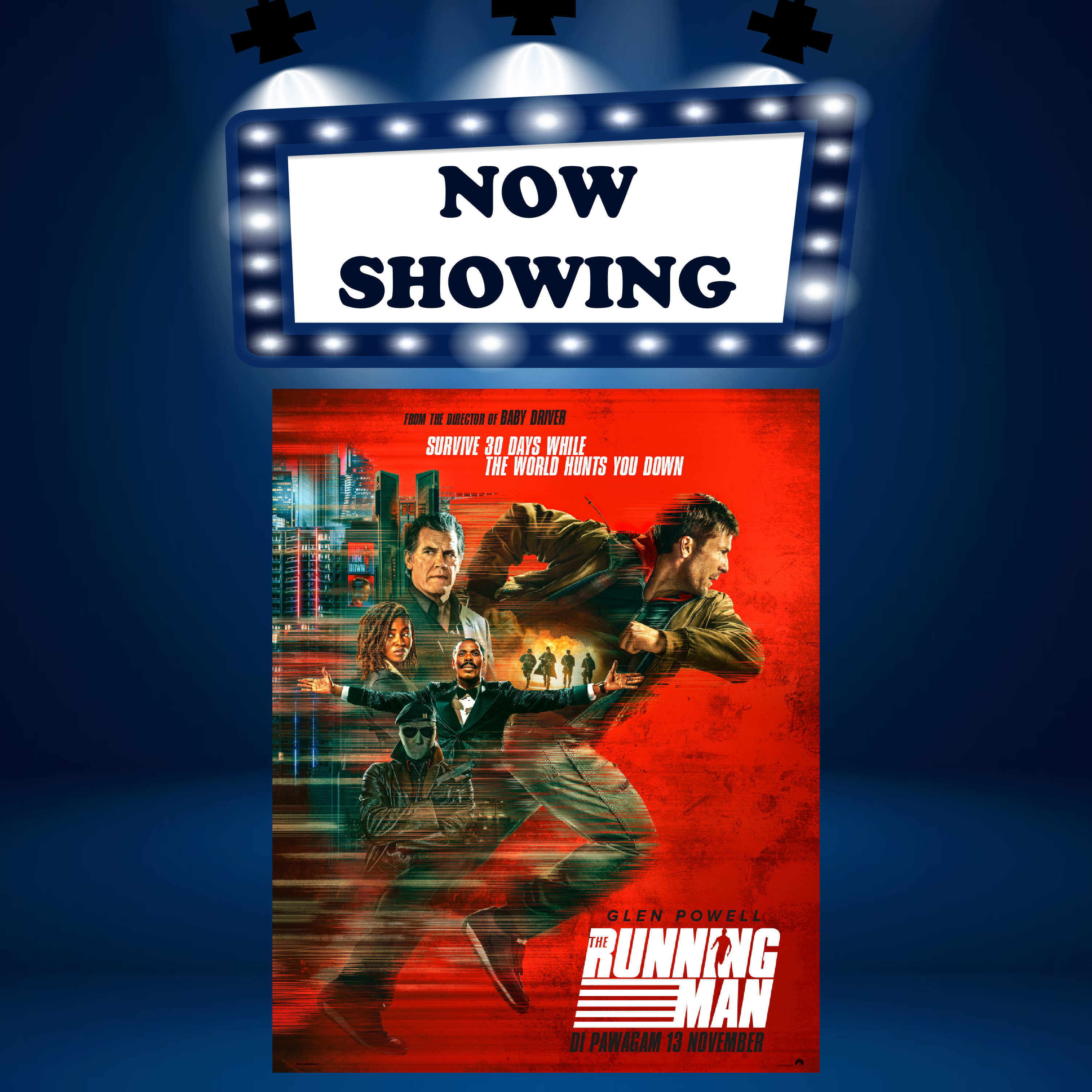 THE RUNNING MAN《猎杀游戏》(18) (ENG 英语) (Action 动作)