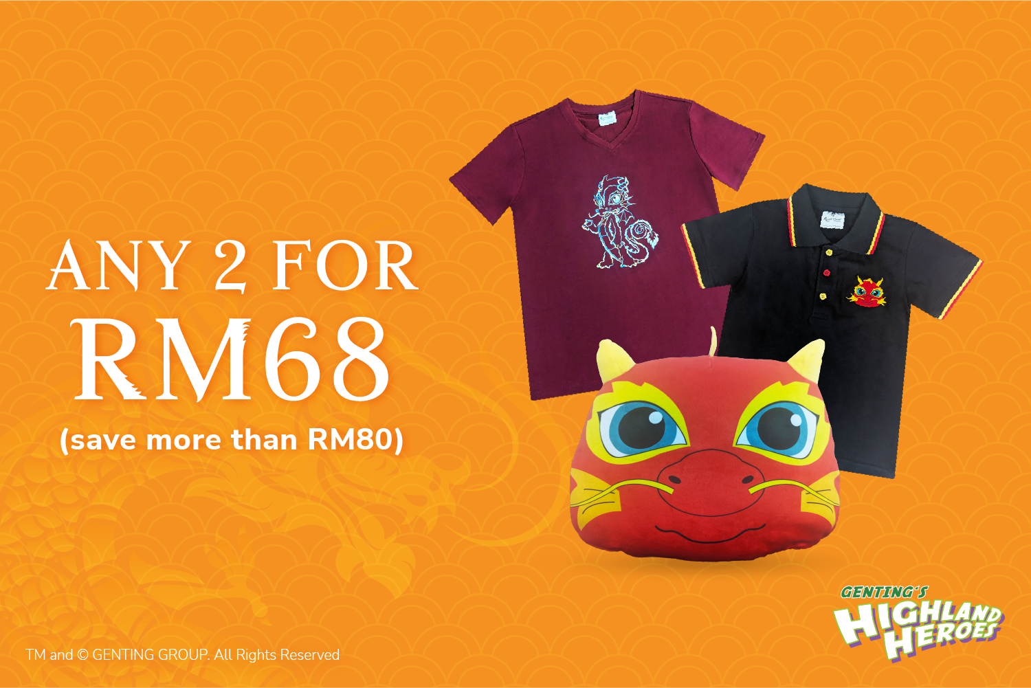 Any 2 for RM68 (save up to RM80):