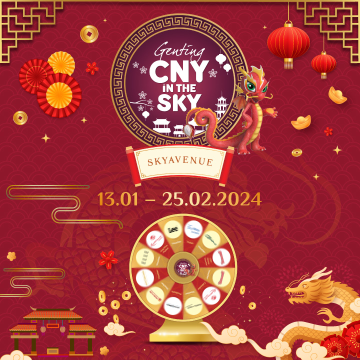 CNY in the Sky 2024 at SkyAvenue