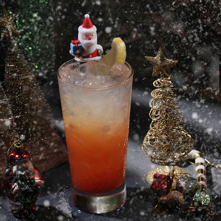 Christmas Sunrise Mocktail
