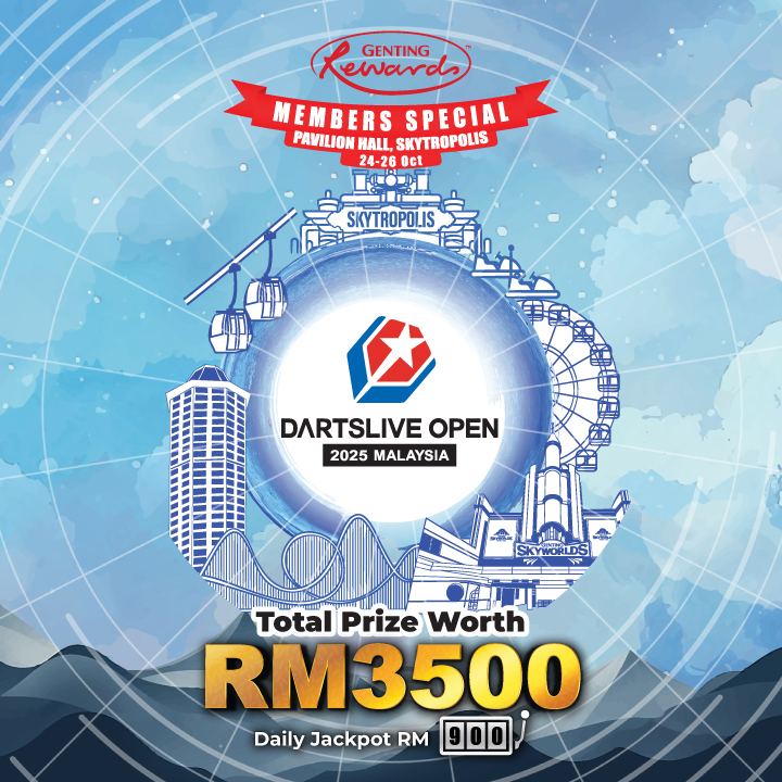 DARTSLIVE OPEN 2025 MALAYSIA - Exclusive Jackpot Darts Competition 