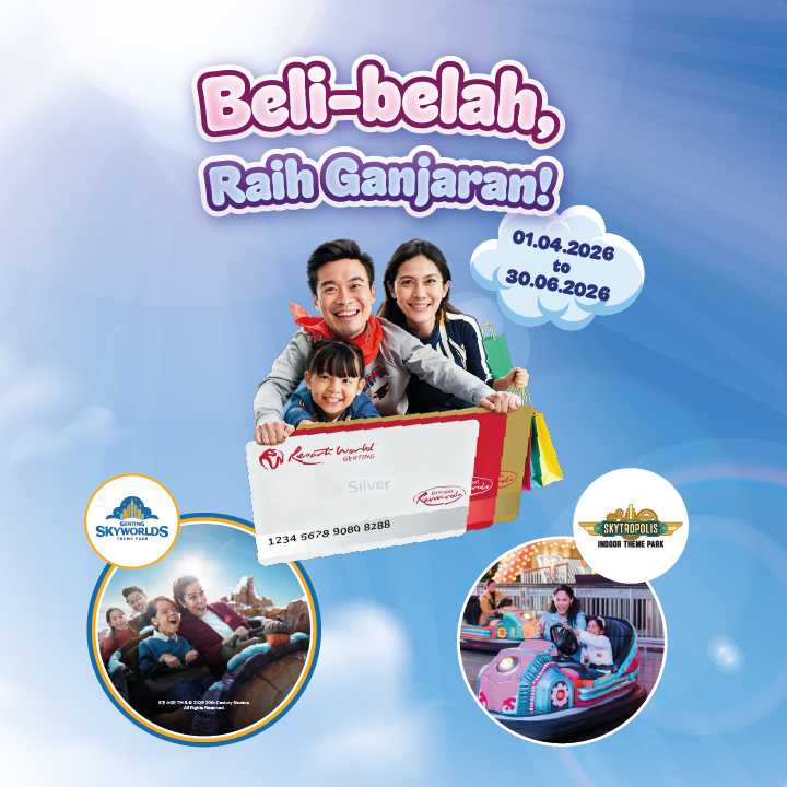 Beli-Belah & Nikmati Keseronokan Taman Tema