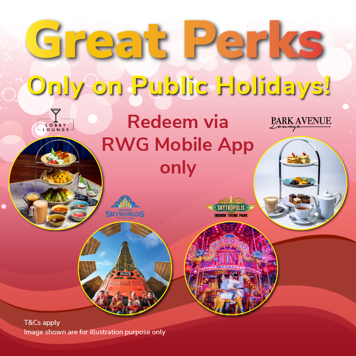 Great Perks, Only on Public Holidays!