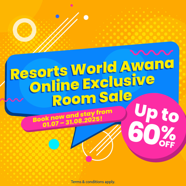 Unlock the lowest price at Resorts World Awana when you book online. Up to 60% OFF!
