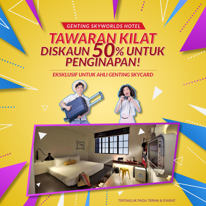 Jualan Kilat: Penginapan Hebat Dengan Diskaun 50%!