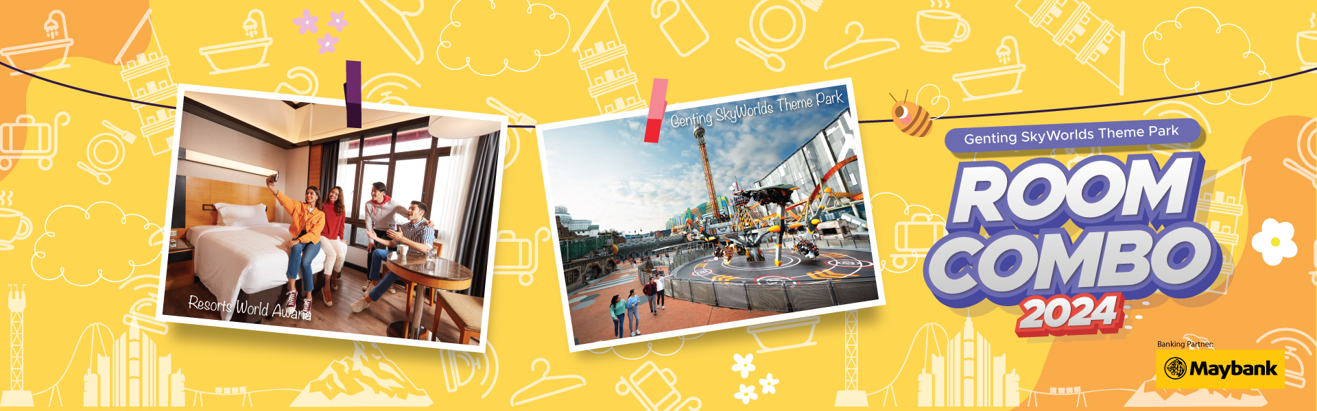 Enjoy 10 Discount off for Genting SkyWorlds Theme Park Room Combo at