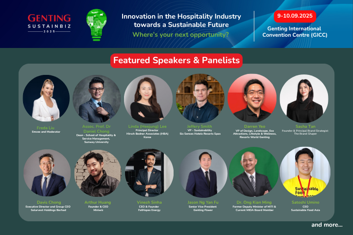 Meet the Expert Speakers at Genting SustainBiz 2025