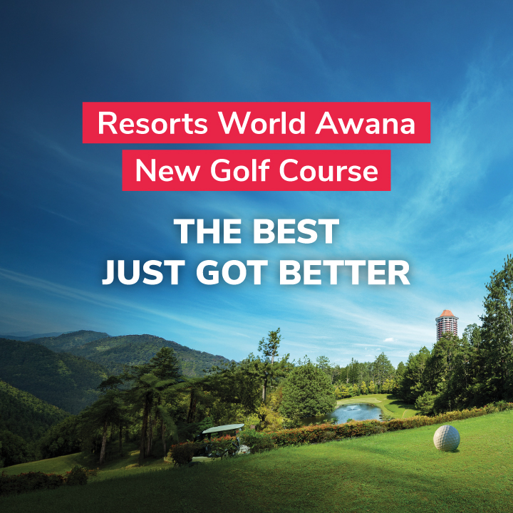 Golf course attractions at resorts world awana