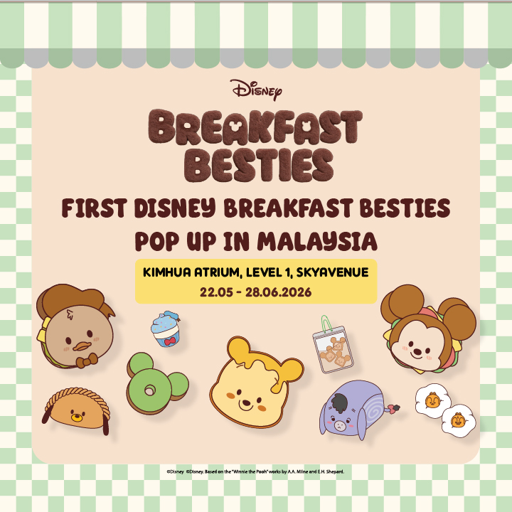 First Disney Breakfast Besties Pop Up In Malaysia